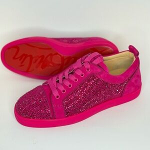 Christian Loubotin Crystal Sneakers